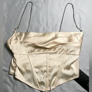 Silk and sparkling top, never worn!